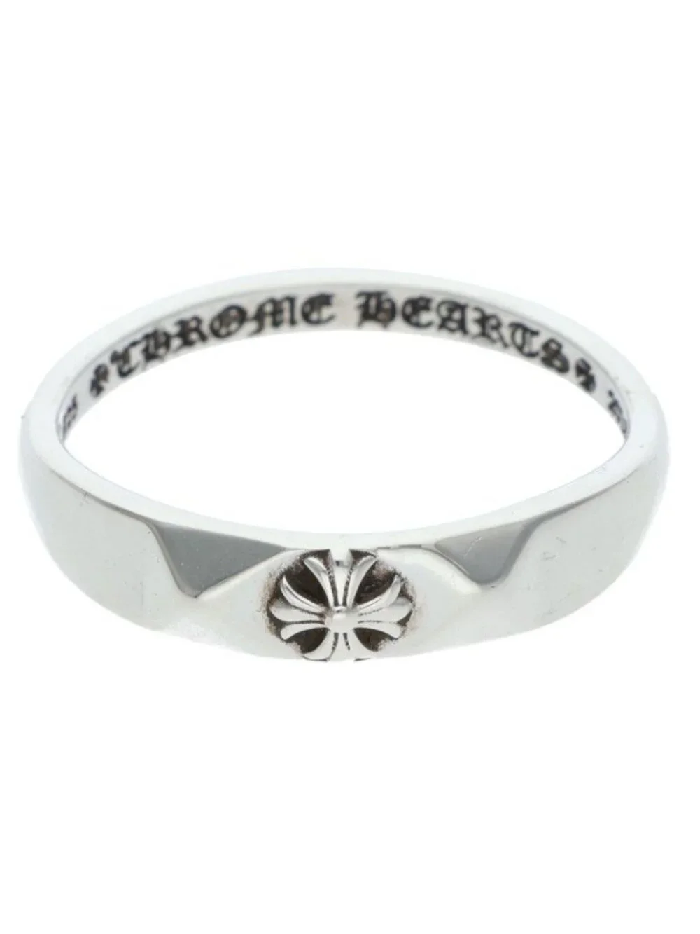 Chrome Hearts Bubblgm Pyramid Pls Bubble Gum Plus Silver Ring